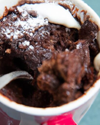 Decadent Keto Chocolate Mug Cake: Quick Low-Carb Delight