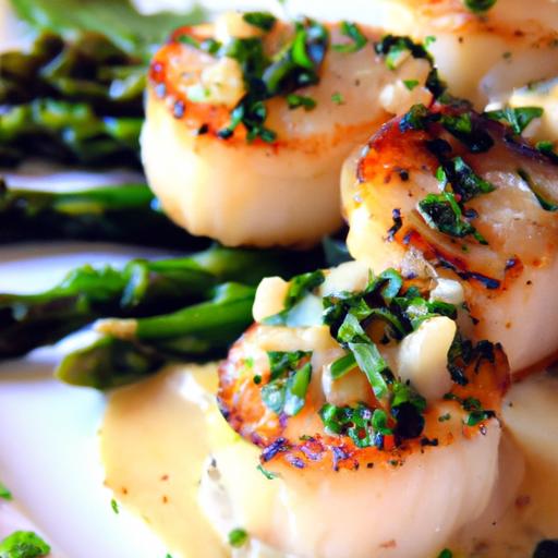 Perfectly Seared Scallops with Rich Garlic Butter Sauce