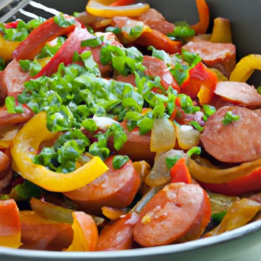 Sizzling Sausage and Peppers Skillet: A Flavorful ⁤Feast
