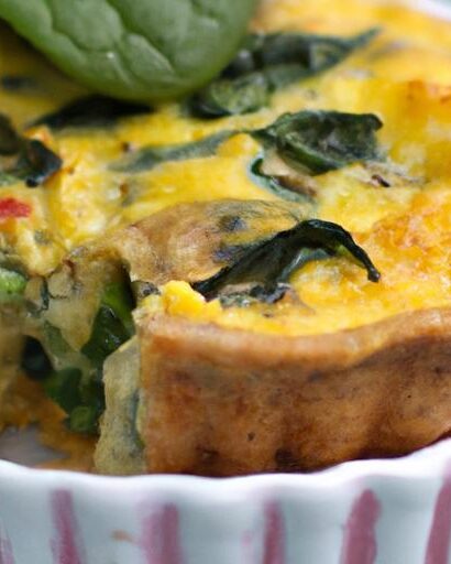 Healthy & Hearty: Spinach and Mushroom Egg Muffin Recipe