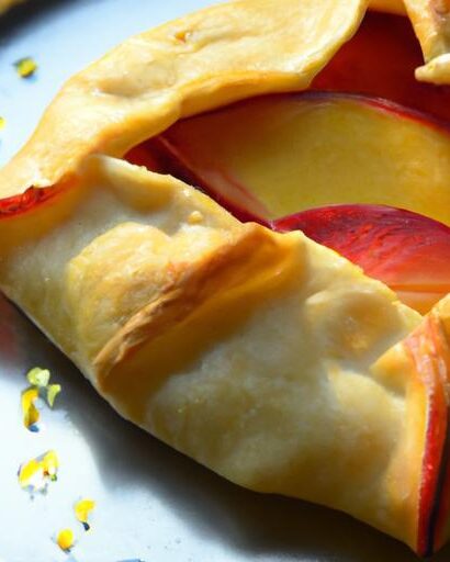 Rustic Cassava Flour Peach Galette: A Wholesome Delight