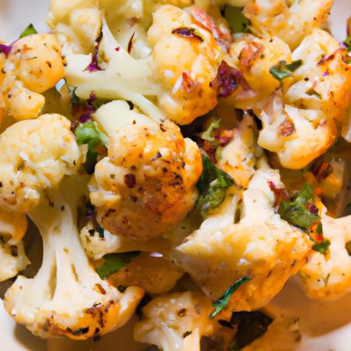 Fiery‌ Garlic roasted Cauliflower: A Flavorful Veggie Twist