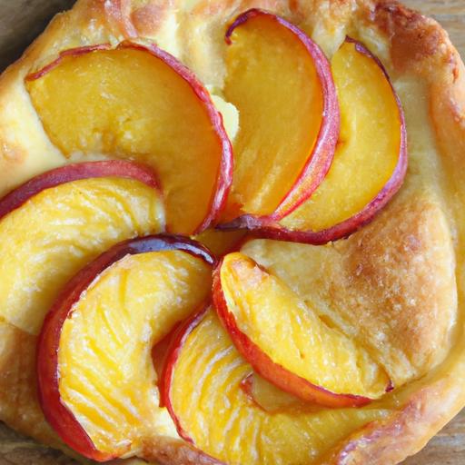 Rustic cassava flour Peach Galette: A Wholesome Delight