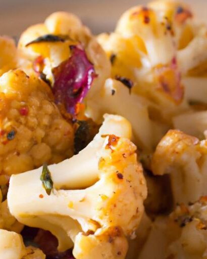 Fiery Garlic Roasted Cauliflower: A Flavorful Veggie Twist