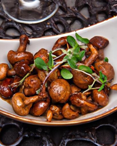 Crispy Air Fryer Balsamic Glazed Mushrooms: A Flavorful Bite