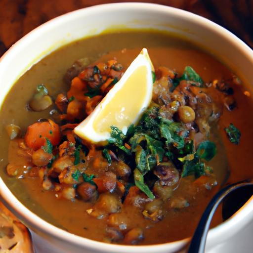 Hearty Mediterranean Lentil & Herb Soup: A Flavorful Delight
