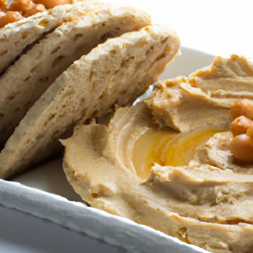 Wholesome Bites: Whole Wheat mini Pita with Creamy Hummus