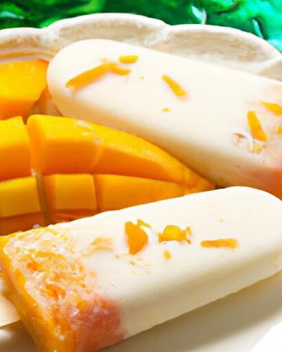 Tropical Bliss: How to Make Refreshing Coconut Mango Popsicles