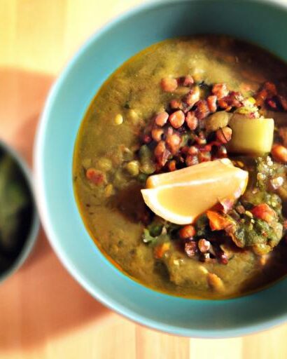 Hearty Vegan Spinach & Lentil Soup: A Nutritious Delight