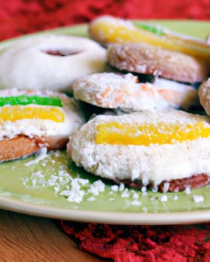 Mauritian Napolitaines: Sweet Iced Cookies with a Twist