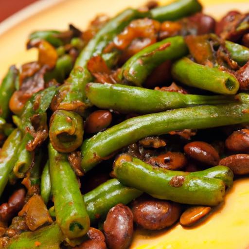 Ethiopian Fasolia: A Vibrant Green Bean Stir Fry Delight