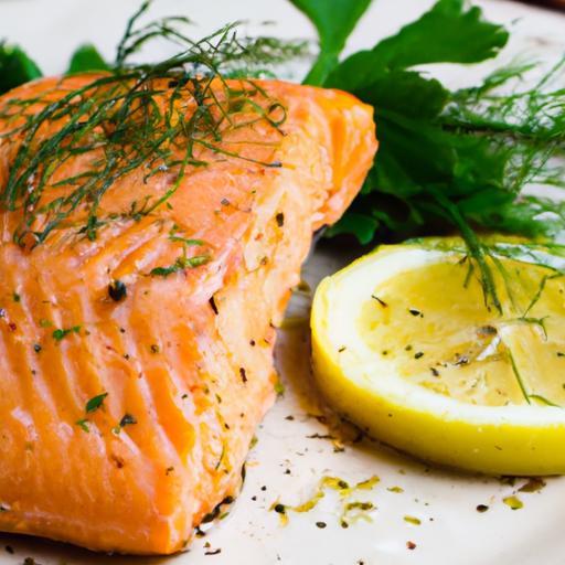 Zesty Lemon Dill Roasted Salmon: A Flavorful Seafood Delight