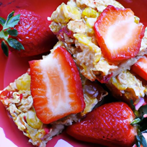 Deliciously Wholesome Strawberry Banana Oatmeal Bars Recipe