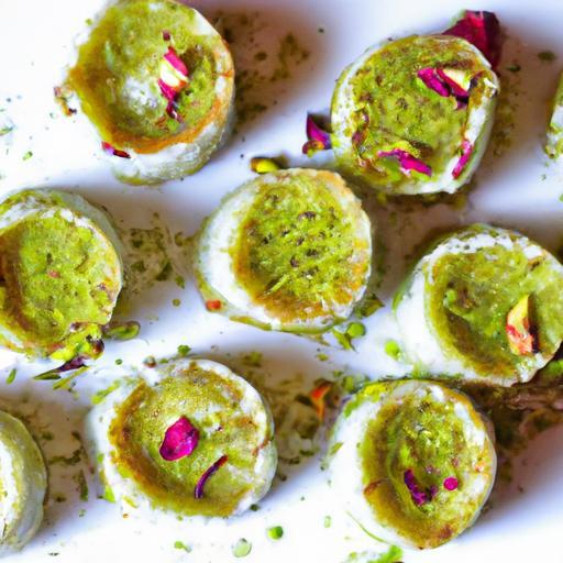 Delight in Pistachio Rose Baklava Bites: A Sweet Fusion