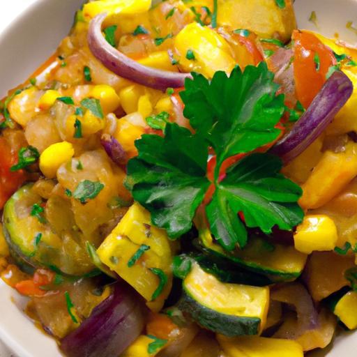 Simmering Sunshine: One-Pot Mediterranean Vegetable Stew