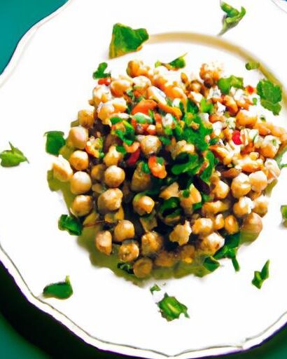 Zesty Lemon Tahini Dressing Meets Protein-Packed Chickpeas