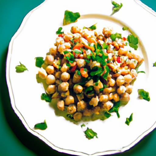 Zesty Lemon Tahini Dressing Meets Protein-Packed Chickpeas