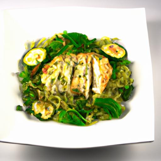 Easy Slow Cooker Pesto chicken & Zoodles Recipe Delight