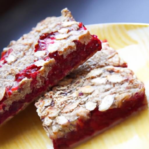 Sweet & Tangy Raspberry Chia Jam Bars: A Nutritious Treat