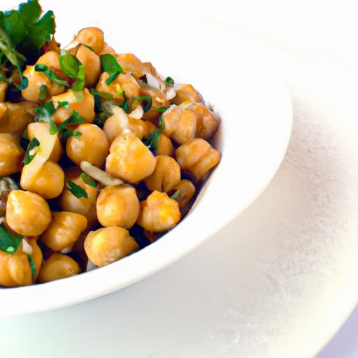 Zesty Lemon Tahini Dressing meets Protein-Packed Chickpeas