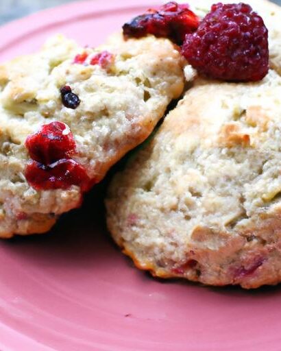 Fluffy Almond Flour Raspberry Scones: A Nutty Berry Delight
