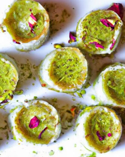 Delight in Pistachio Rose Baklava Bites: A Sweet Fusion