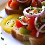 Burst of Freshness: Crafting Perfect Tomato & Basil Bruschetta