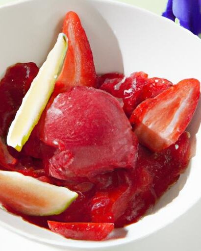 Refreshing Dairy-Free Strawberry Sorbet: A Pure Summer Treat