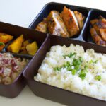 Flavorful Chicken & Rice Bento Box: A Tasty Balanced Meal