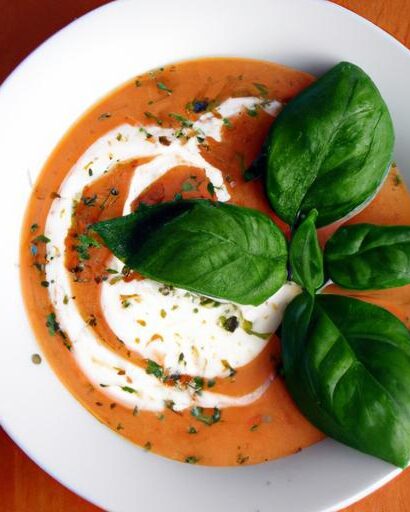 Silky Tomato Basil Soup: A Creamy Bowl of Garden Goodness