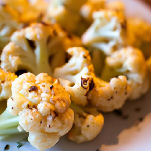 Golden Roasted Cauliflower with ​Creamy Tahini Drizzle Delight