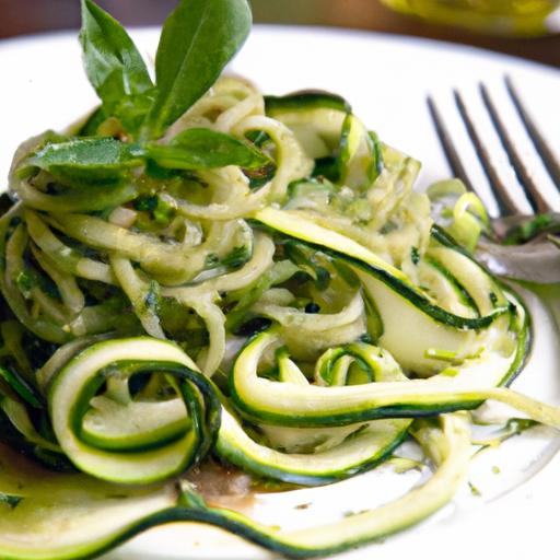 Twist on Tradition: Zucchini Noodles with Fresh Pesto Flair