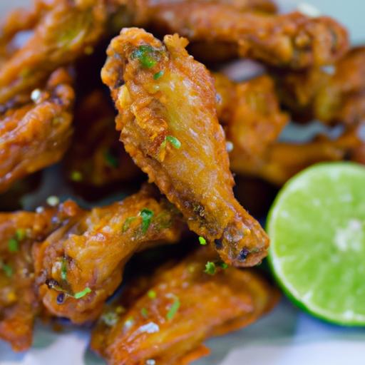 Zesty Air Fryer Coconut Lime Chicken Wings Recipe Delight
