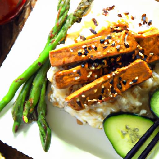 Savor Teriyaki Tempeh with ​Nutty Brown Rice Delight