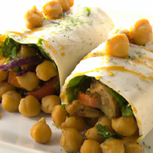 Mediterranean Chickpea & Olive Wrap: A Flavorful Fusion Delight