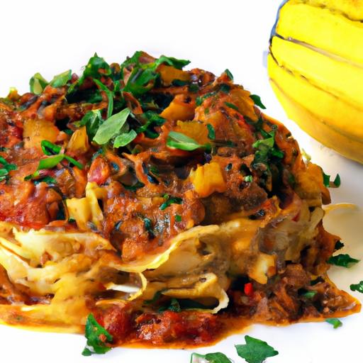 Spaghetti Squash ‍Bolognese: A ‍Fresh Twist on Classic Comfort