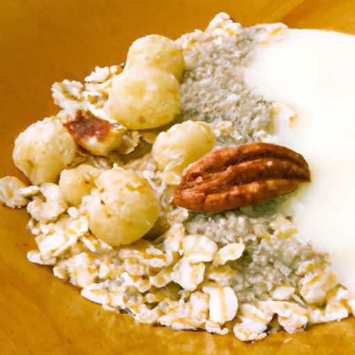 Power-Packed Mornings: High-Protein Oatmeal with Chia & Nuts