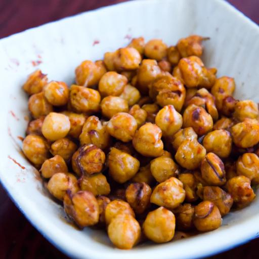 Crunchy​ cinnamon Roasted Chickpeas: A Spiced Snack ​Delight