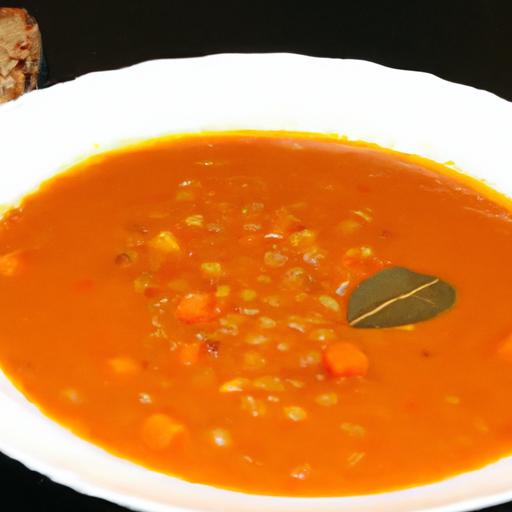Hearty Roasted Red Pepper & Lentil soup: A Flavorful Delight