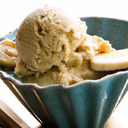 Creamy Delight: Making peanut Butter Banana Ice Cream Bliss