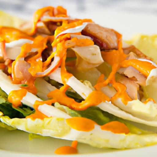 Fiery Buffalo ​chicken Lettuce Wraps: ‍A Zesty Healthy Twist
