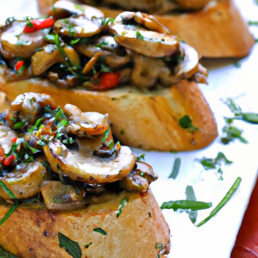 Savory Mushroom & ⁤Tomato Bruschetta: A Flavorful Delight