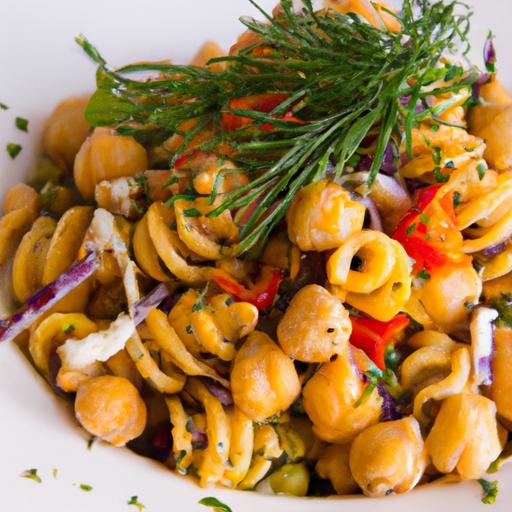 Mediterranean Chickpea & Olive Pasta: A Flavorful ​Twist