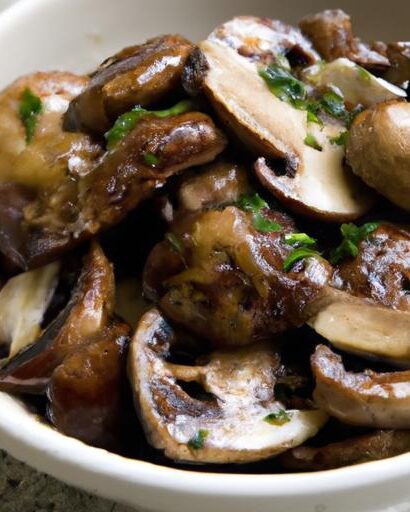 Savor the Flavor: Irresistible Garlic Butter Mushrooms Recipe