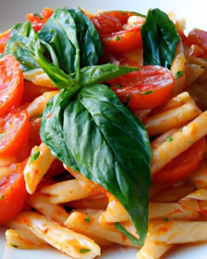 One-Pot Tomato Basil Pasta: Effortless Flavorful Delight