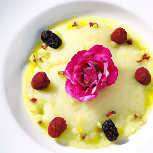 Persian Rose & Pistachio Pudding: A Floral Delight Unveiled