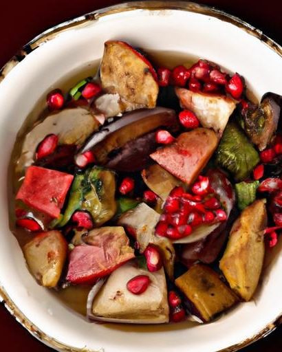 Aromatic Persian Quince & Pomegranate Stew: Flavor Unveiled
