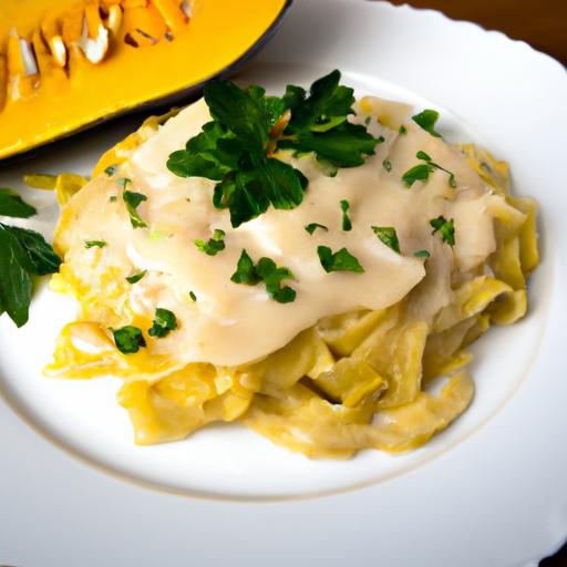 Creamy Spaghetti Squash Alfredo: A Light Twist on Classic