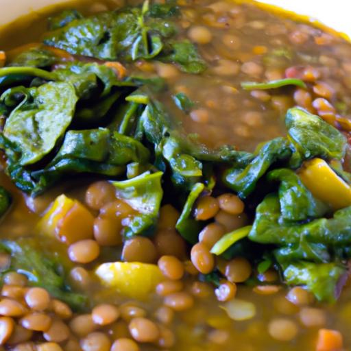 Hearty One-Pot Lentil and spinach Soup: Easy & Nutritious