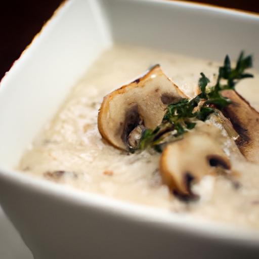 Velvety Slow Cooker Creamy Garlic Mushroom Soup Recipe